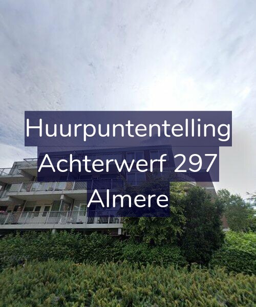 Foto gevel Huurpuntentelling voor Achterwerf 297, Almere
