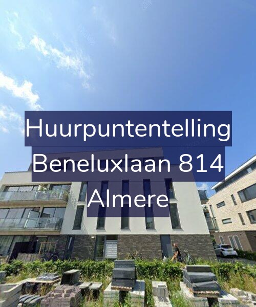 Foto gevel Huurpuntentelling voor Beneluxlaan 814, Almere