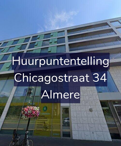 Foto gevel Huurpuntentelling voor Chicagostraat 34, Almere