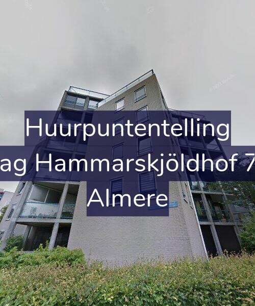 Foto gevel Huurpuntentelling voor Dag Hammarskjöldhof 76, Almere
