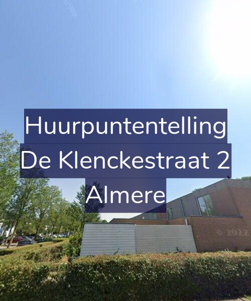 Foto gevel Huurpuntentelling voor De Klenckestraat 2, Almere