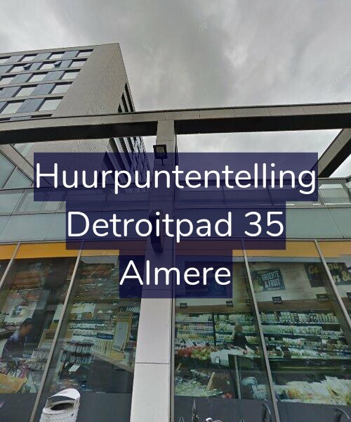 Foto gevel Huurpuntentelling voor Detroitpad 35, Almere