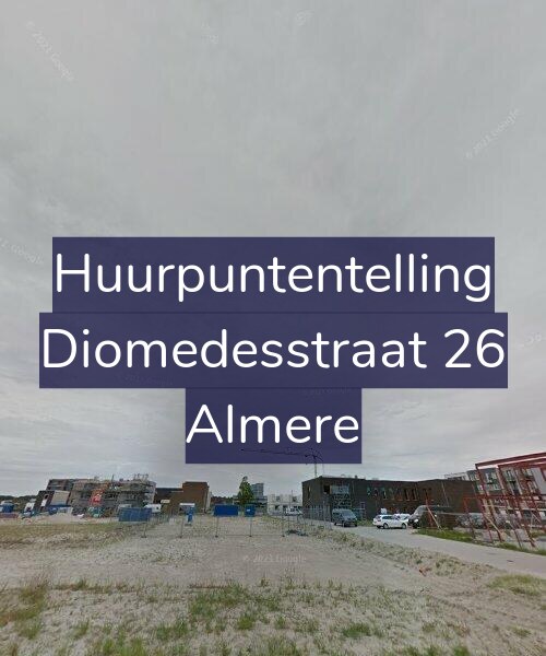 Foto gevel Huurpuntentelling voor Diomedesstraat 26, Almere