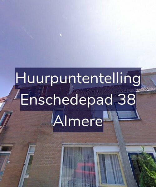 Foto gevel Huurpuntentelling voor Enschedepad 38, Almere