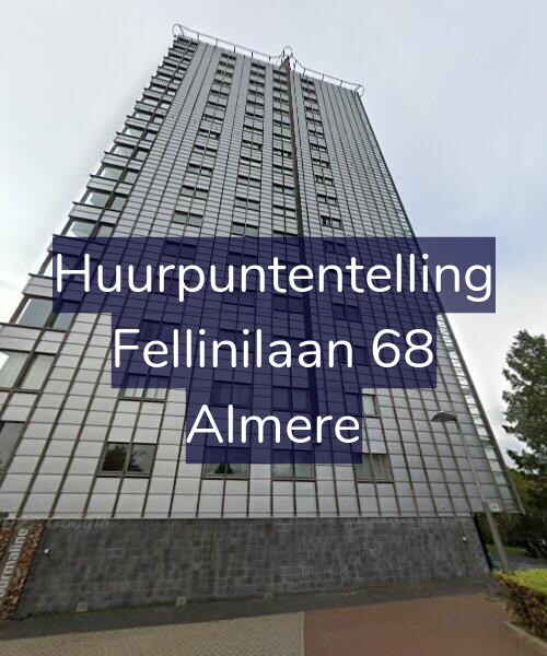 Foto gevel Huurpuntentelling voor Fellinilaan 68, Almere