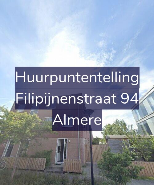 Foto gevel Huurpuntentelling voor Filipijnenstraat 94, Almere