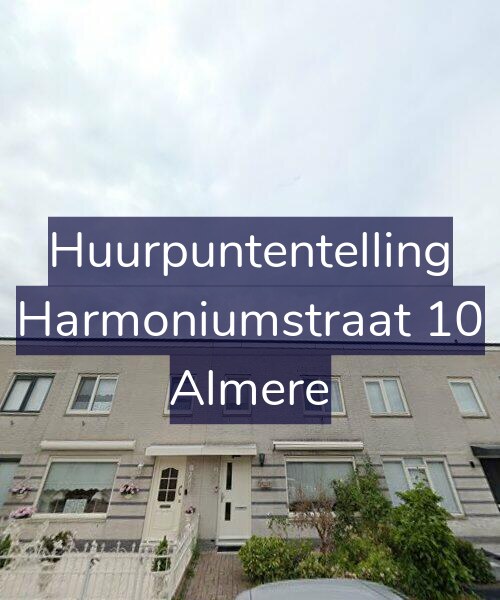 Foto gevel Huurpuntentelling voor Harmoniumstraat 10, Almere