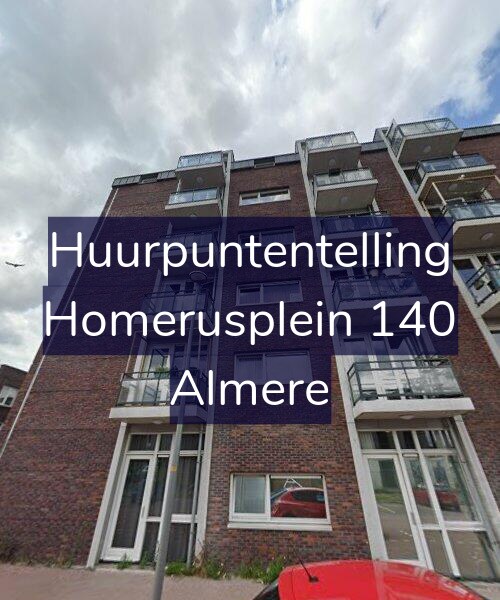 Foto gevel Huurpuntentelling voor Homerusplein 140, Almere
