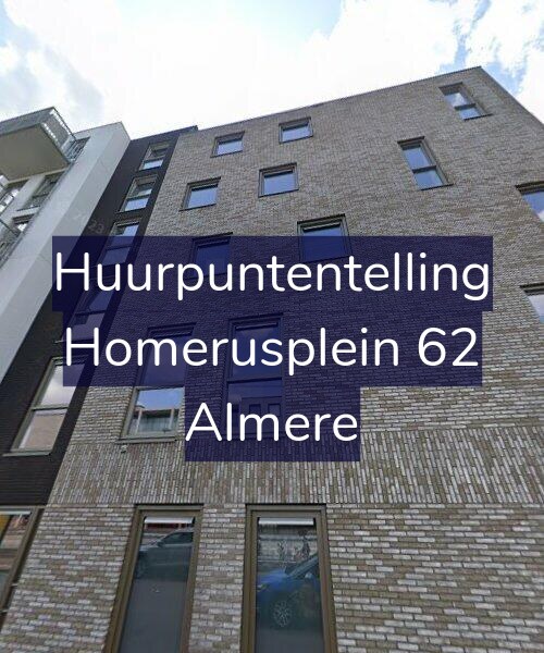 Foto gevel Huurpuntentelling voor Homerusplein 62, Almere