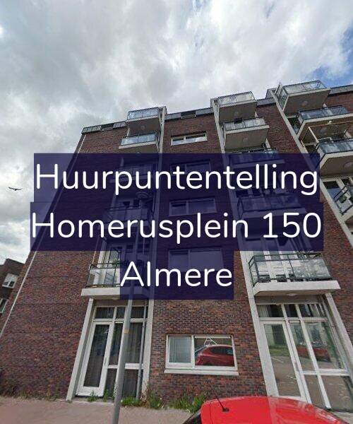 Foto gevel Huurpuntentelling voor Homerusplein 150, Almere