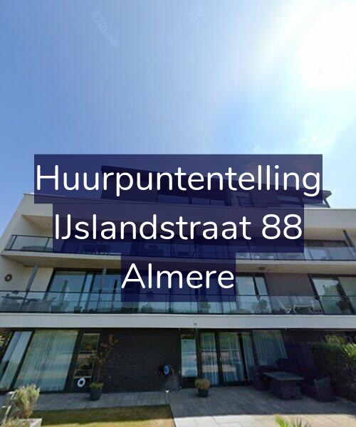 Foto gevel Huurpuntentelling voor IJslandstraat 88, Almere