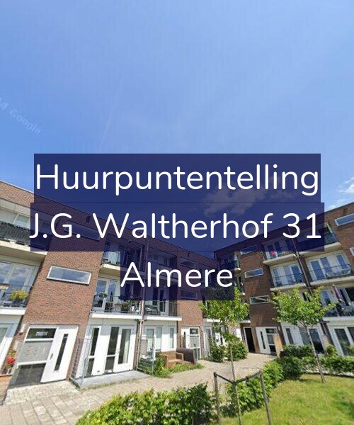 Foto gevel Huurpuntentelling voor J.G. Waltherhof 31, Almere