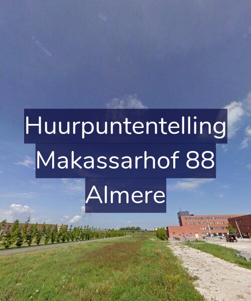 Foto gevel Huurpuntentelling voor Makassarhof 88, Almere