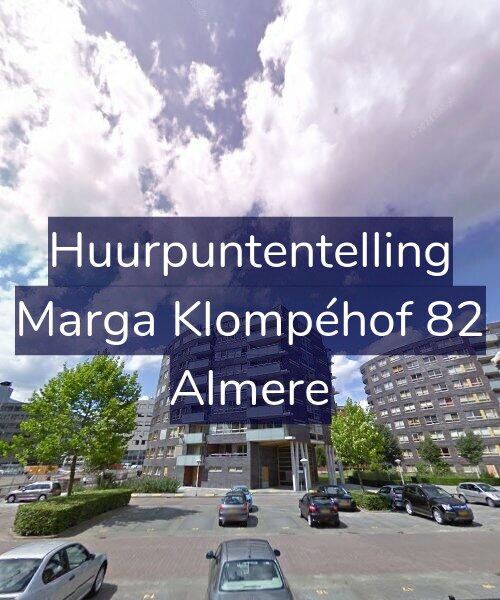 Foto gevel Huurpuntentelling voor Marga Klompéhof 82, Almere