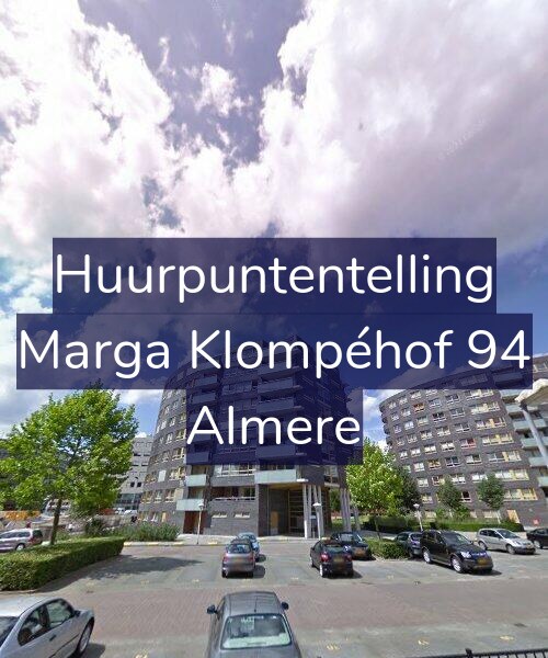 Foto gevel Huurpuntentelling voor Marga Klompéhof 94, Almere
