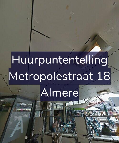 Foto gevel Huurpuntentelling voor Metropolestraat 18, Almere