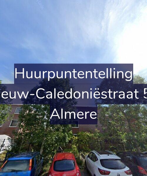 Foto gevel Huurpuntentelling voor Nieuw-Caledoniëstraat 57, Almere