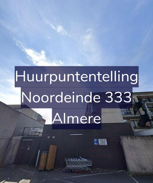 Foto gevel Huurpuntentelling voor Noordeinde 333, Almere