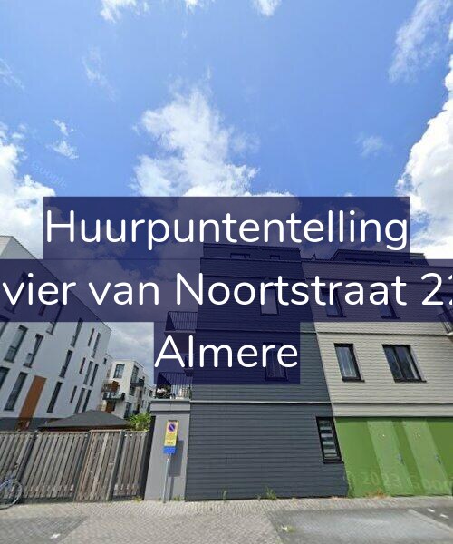 Foto gevel Huurpuntentelling voor Olivier van Noortstraat 22-J, Almere