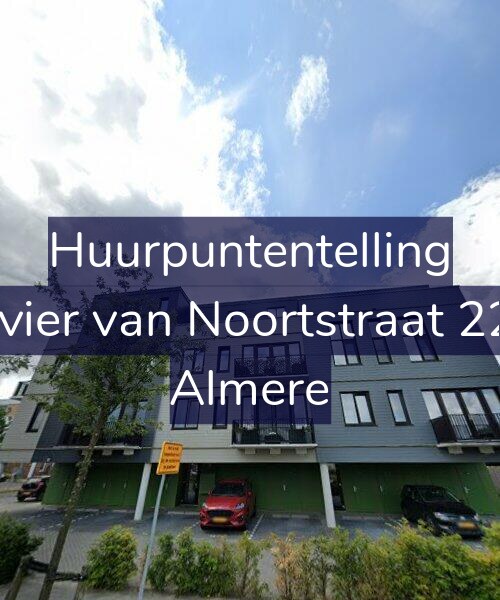 Foto gevel Huurpuntentelling voor Olivier van Noortstraat 22-L, Almere