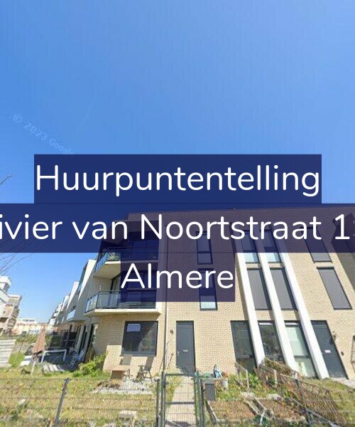 Foto gevel Huurpuntentelling voor Olivier van Noortstraat 196, Almere