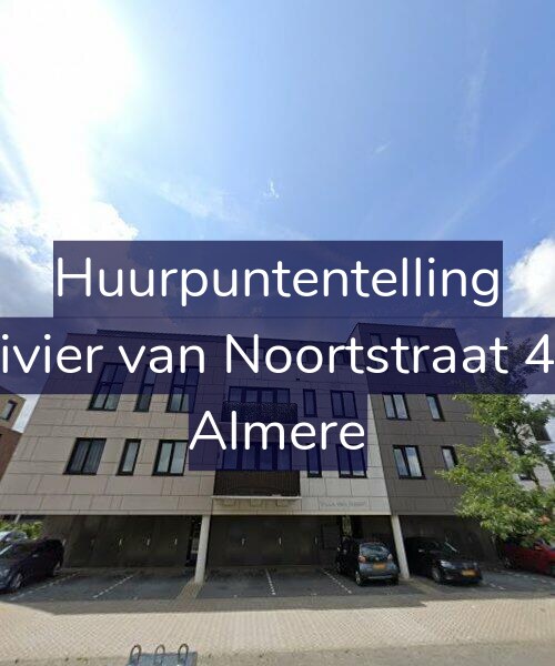 Foto gevel Huurpuntentelling voor Olivier van Noortstraat 4-E, Almere