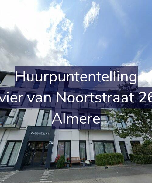 Foto gevel Huurpuntentelling voor Olivier van Noortstraat 26-P, Almere