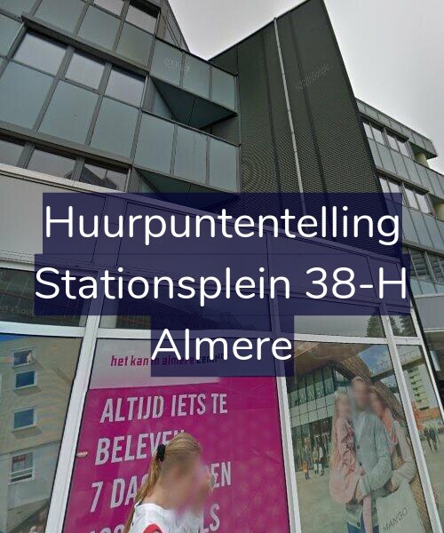 Foto gevel Huurpuntentelling voor Stationsplein 38-H, Almere
