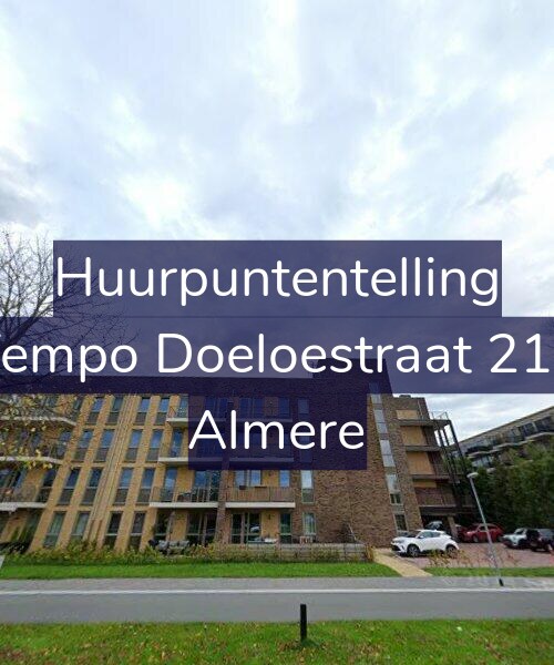 Foto gevel Huurpuntentelling voor Tempo Doeloestraat 216, Almere