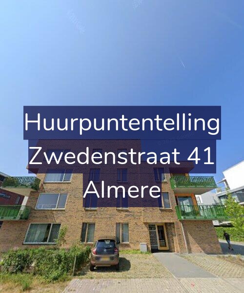 Foto gevel Huurpuntentelling voor Zwedenstraat 41, Almere