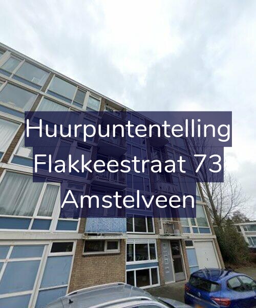 Foto gevel Huurpuntentelling voor Flakkeestraat 73, Amstelveen