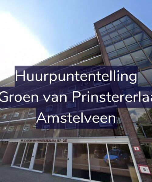 Foto gevel Huurpuntentelling voor Mr. G. Groen van Prinstererlaan 255, Amstelveen
