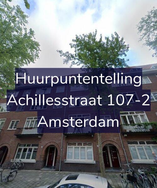 Foto gevel Huurpuntentelling voor Achillesstraat 107-2, Amsterdam