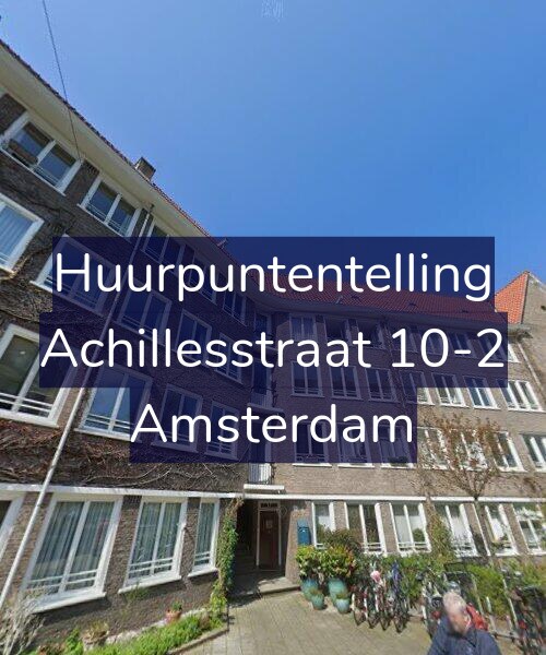 Foto gevel Huurpuntentelling voor Achillesstraat 10-2, Amsterdam
