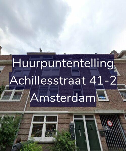 Foto gevel Huurpuntentelling voor Achillesstraat 41-2, Amsterdam