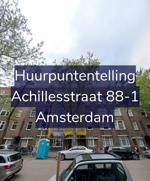Foto gevel Huurpuntentelling voor Achillesstraat 88-1, Amsterdam