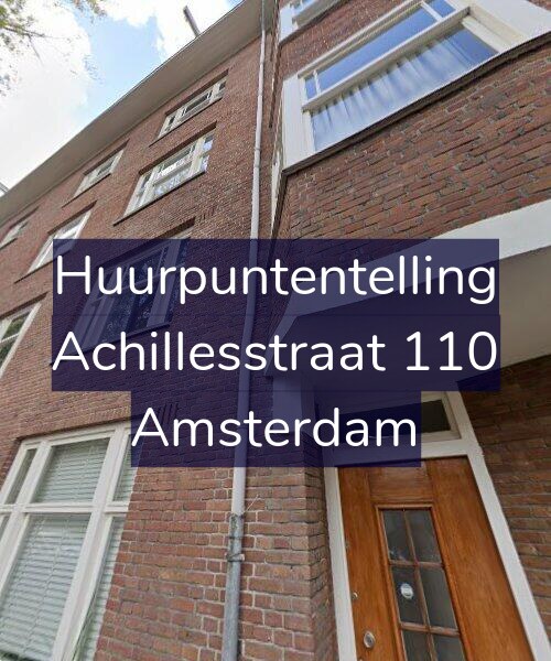 Foto gevel Huurpuntentelling voor Achillesstraat 110, Amsterdam