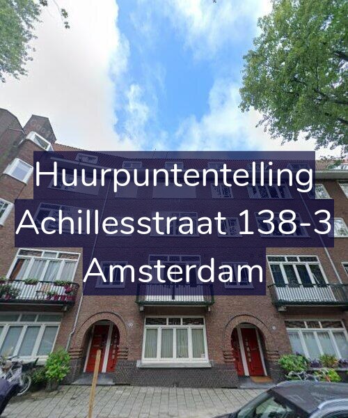 Foto gevel Huurpuntentelling voor Achillesstraat 138-3, Amsterdam