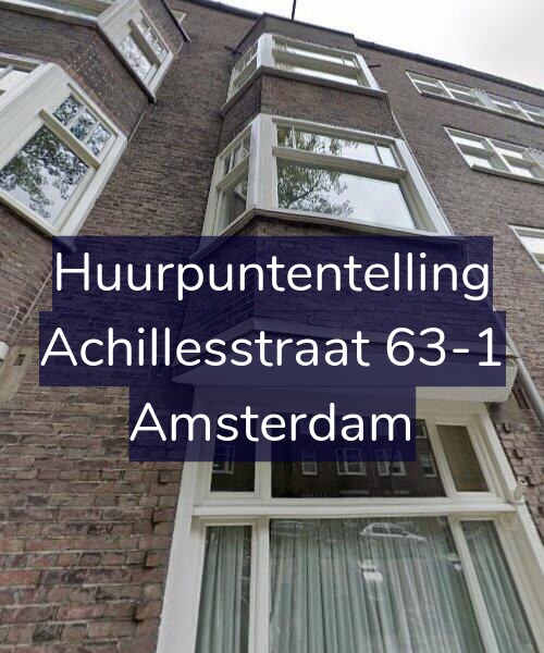 Foto gevel Huurpuntentelling voor Achillesstraat 63-1, Amsterdam