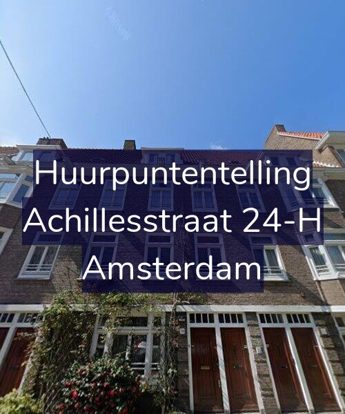 Foto gevel Huurpuntentelling voor Achillesstraat 24-H, Amsterdam