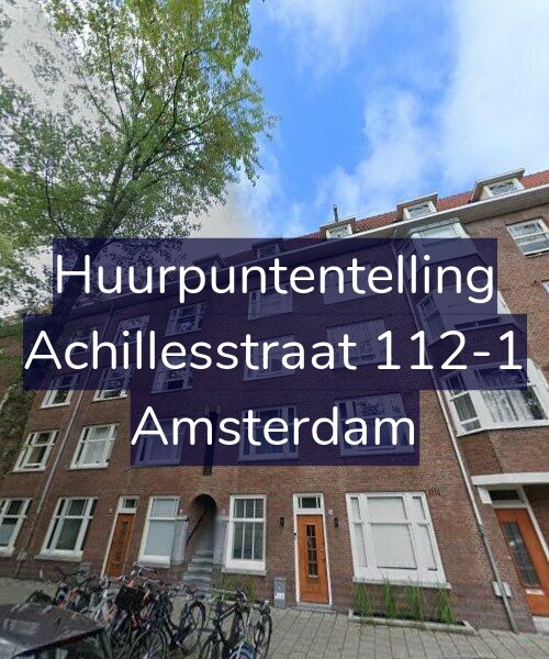 Foto gevel Huurpuntentelling voor Achillesstraat 112-1, Amsterdam