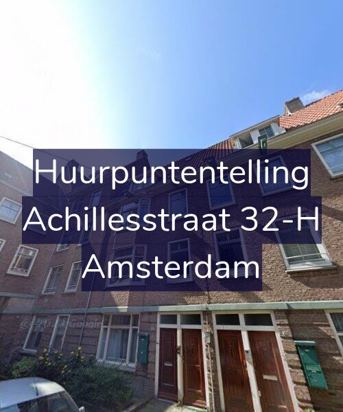 Foto gevel Huurpuntentelling voor Achillesstraat 32-H, Amsterdam