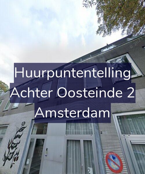 Foto gevel Huurpuntentelling voor Achter Oosteinde 2, Amsterdam