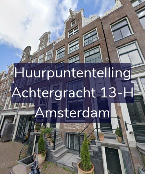Foto gevel Huurpuntentelling voor Achtergracht 13-H, Amsterdam
