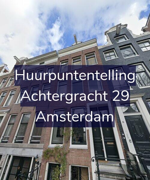 Foto gevel Huurpuntentelling voor Achtergracht 29, Amsterdam