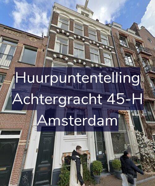 Foto gevel Huurpuntentelling voor Achtergracht 45-H, Amsterdam