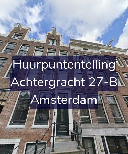 Foto gevel Huurpuntentelling voor Achtergracht 27-B, Amsterdam