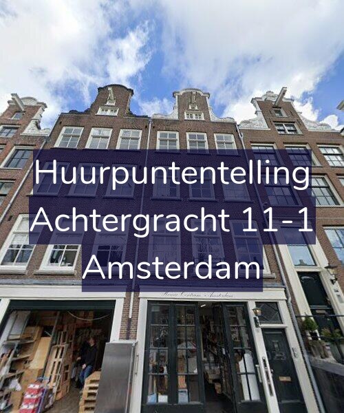 Foto gevel Huurpuntentelling voor Achtergracht 11-1, Amsterdam