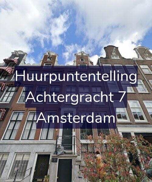 Foto gevel Huurpuntentelling voor Achtergracht 7, Amsterdam