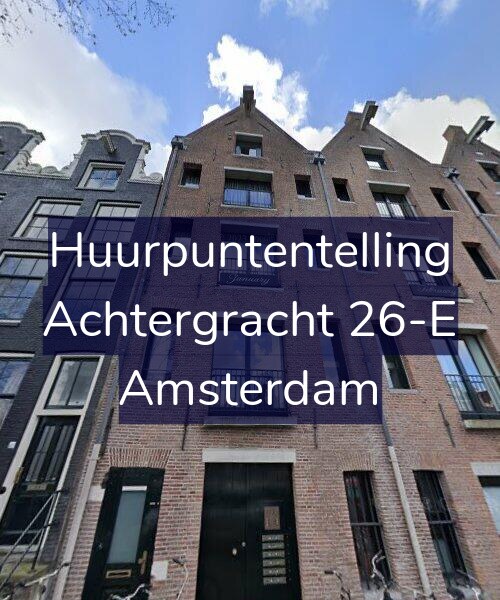 Foto gevel Huurpuntentelling voor Achtergracht 26-E, Amsterdam